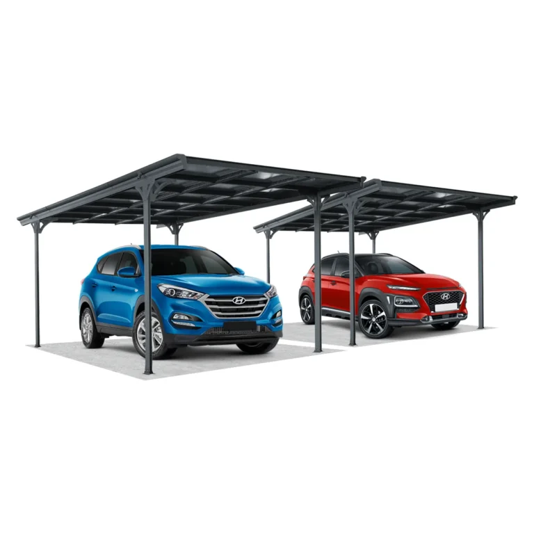 Ximax ECO autóbeálló duplán beépítve 2 autó részére