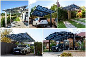 Kész kocsibeálló, alumínium autóbeálló, előregyártott kocsibeálló, műszaki adatok, Deluxe Building 1