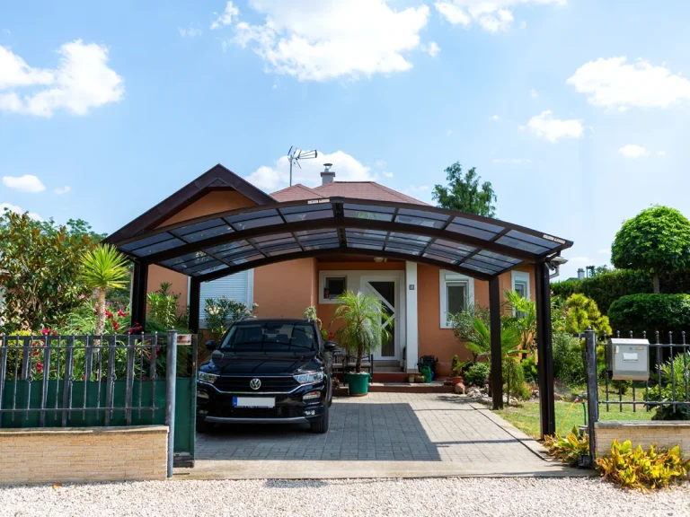 Kész kocsibeálló, alumínium autóbeálló, Ximax Portoforte M dupla beálló