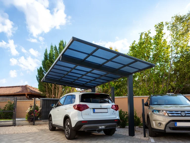 Kész kocsibeálló, alumínium autóbeálló, Ximax Wing szimpla beálló