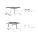 Palram Oslo, kész kocsibeálló, alumínium autóbeálló, dupla beálló 6129, Deluxe Building 4