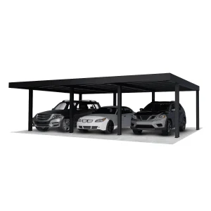 Palram Oslo, kész kocsibeálló, alumínium autóbeálló, dupla beálló 6x9, Deluxe Building