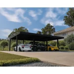 Palram Oslo, kész kocsibeálló, alumínium autóbeálló, dupla beálló 6x9, Deluxe Building 5