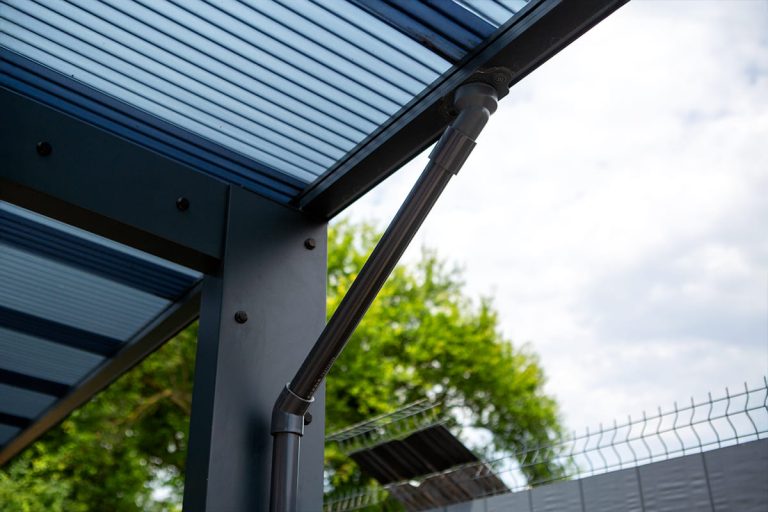 Ximax Wing kész kocsibeálló, alumínium autóbeálló, szimpla beálló, Deluxe Building 04