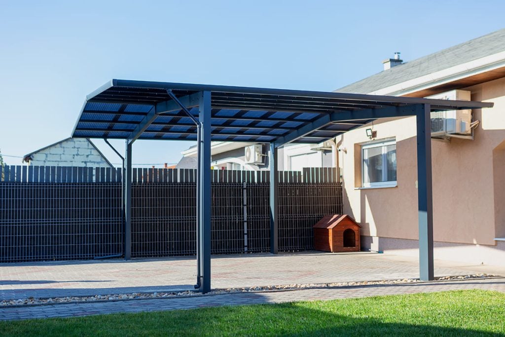 Ximax Wing, Dupla autóbeálló, dupla kocsibeálló, alumínium kocsibeálló, polikarbonát tető, kész kocsibeálló, Deluxe Building