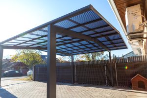 Ximax Wing dupla autóbeálló alumínium vázzal és polikarbonát tetővel Ximax Wing, Dupla autóbeálló, dupla kocsibeálló, alumínium kocsibeálló, polikarbonát tető, kész kocsibeálló, Deluxe Building