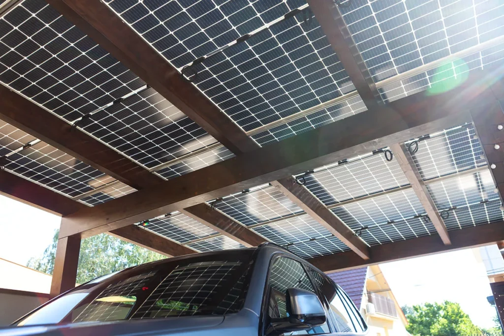 Kocsibeálló ötletek, egyedi kocsibeálló fából, fa kocsibeálló, autóbeálló, Deluxe Building