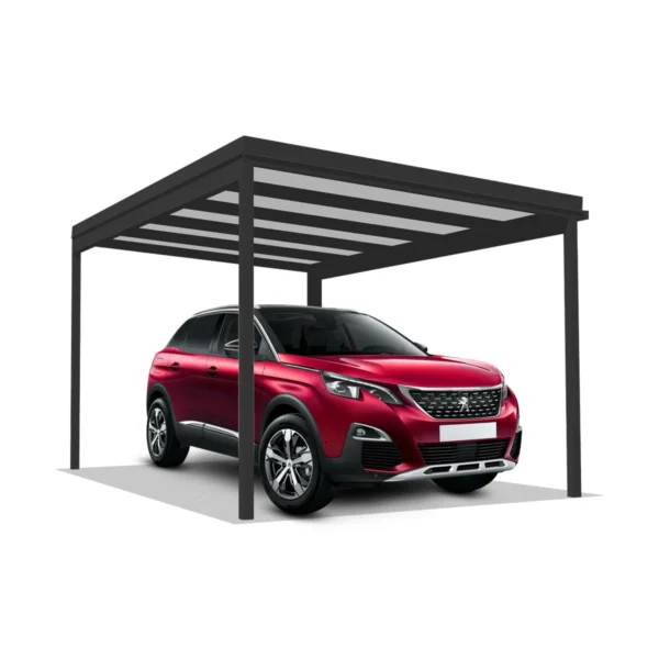 DQ-A-S5x3-03-S00, Deluxe Quick, alumínium kocsibeálló, szendvicspanel fedés, egy állásos beálló, Deluxe Building