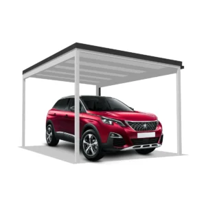 DQ-A-S5x3-04-S00, Deluxe Quick, alumínium kocsibeálló, szendvicspanel fedés, egy állásos beálló, Deluxe Building