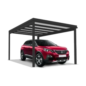 DQ-A-S6x3-03-S00, Deluxe Quick, alumínium kocsibeálló, szendvicspanel fedés, egy állásos beálló, Deluxe Building