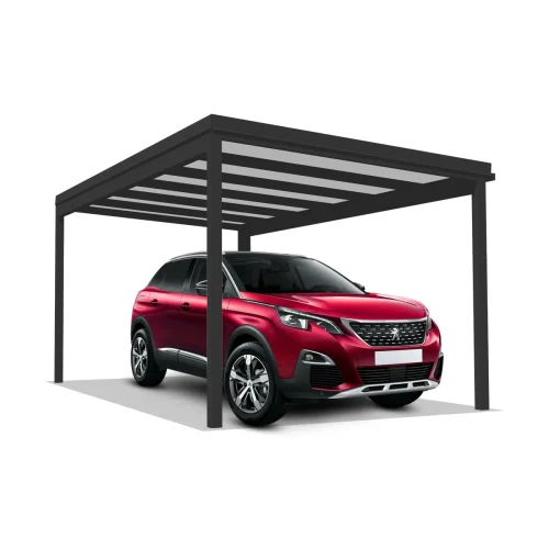 DQ-A-S6x3-03-S00, Deluxe Quick, alumínium kocsibeálló, szendvicspanel fedés, egy állásos beálló, Deluxe Building