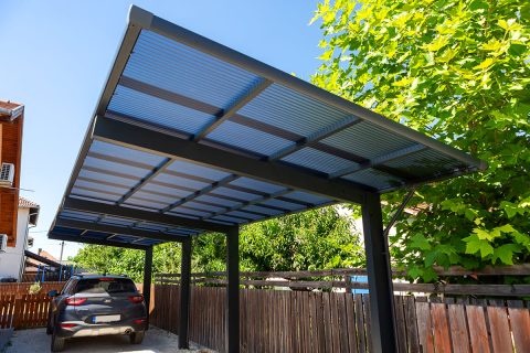 Ximax Wing alumínium autóbeálló dupla tandem elrendezéssel a Deluxe Buildingtől